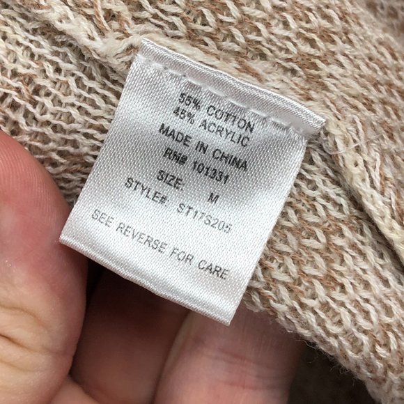 Charlotte Russe Women's Medium Open Cardigan Sweater Aztec Vibes Cotton/Acrylic - Picture 6 of 12